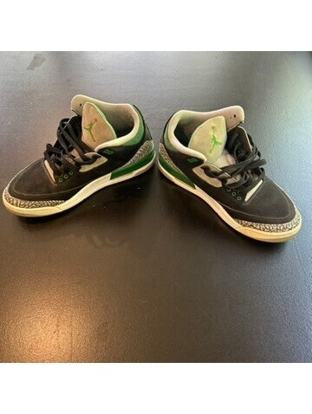 Vintage y2k Pine green jordan 3 designer Air Jordan 3 sneakers black green